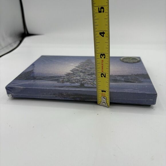 Oak Street Picture Art Canvas Light up 8.25"x 5.875" Christmas Tree Night B4 - Picture 4 of 10